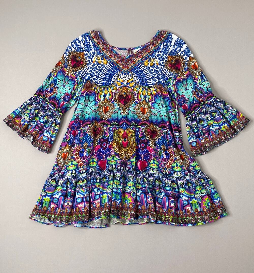 Milla by Camilla Girls 6 Yrs Lucky Charms Beaded Neckline Dress